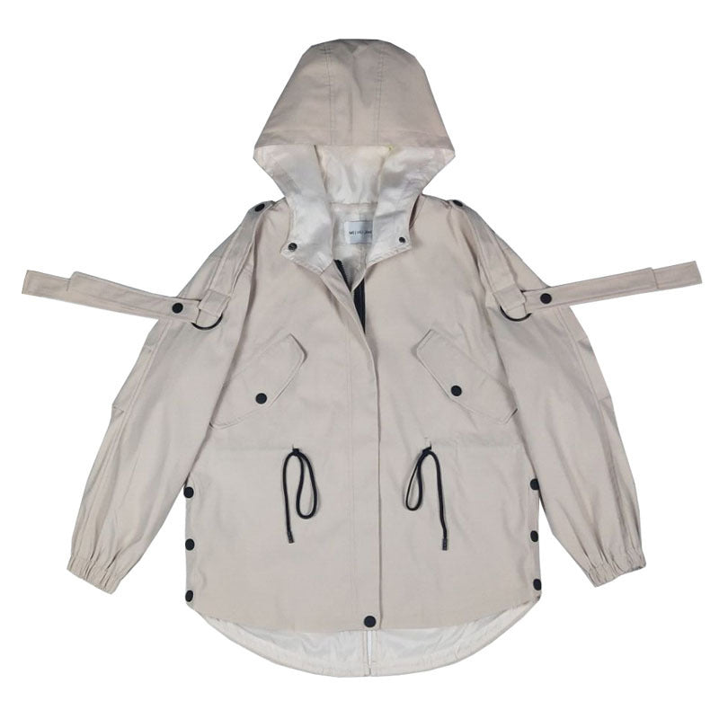 Short Chic Hong Kong Style Windbreaker