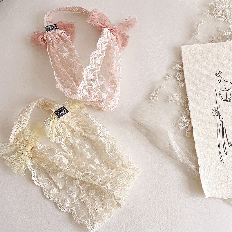 Wind Lace Children Flower Girl Hair Band Hair Accessories