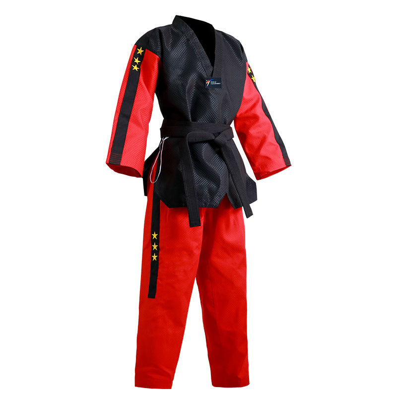 Kids Boxing Uniform Beginner College Student Training Taoist Robe Embroidered