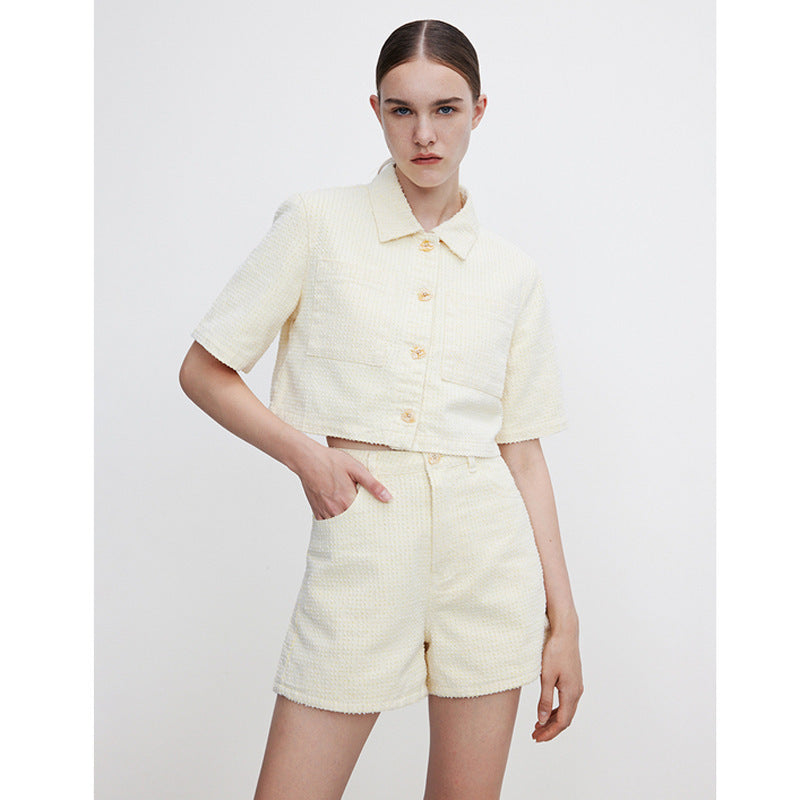 Western Style Chic Casual Short Shirt