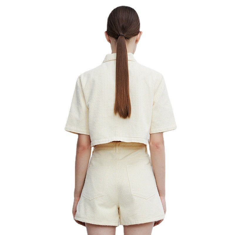 Western Style Chic Casual Short Shirt