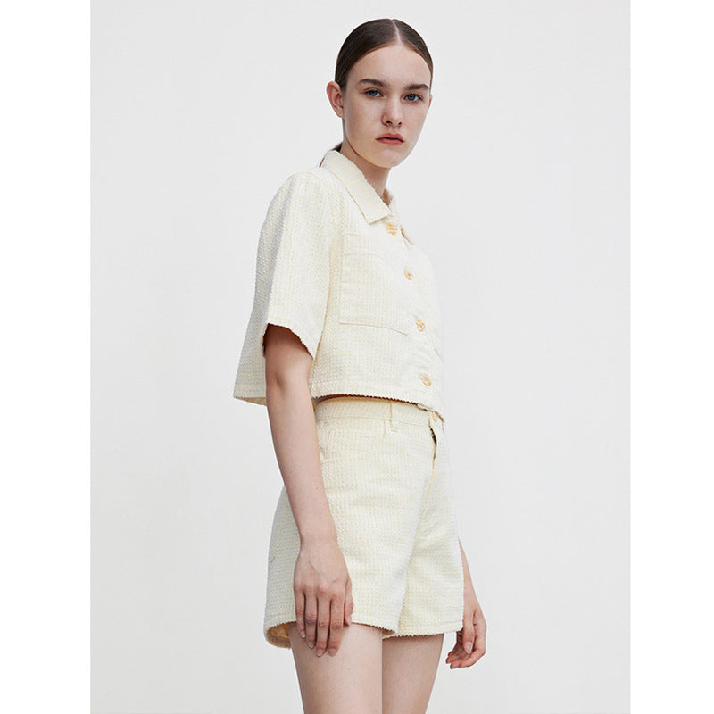 Western Style Chic Casual Short Shirt